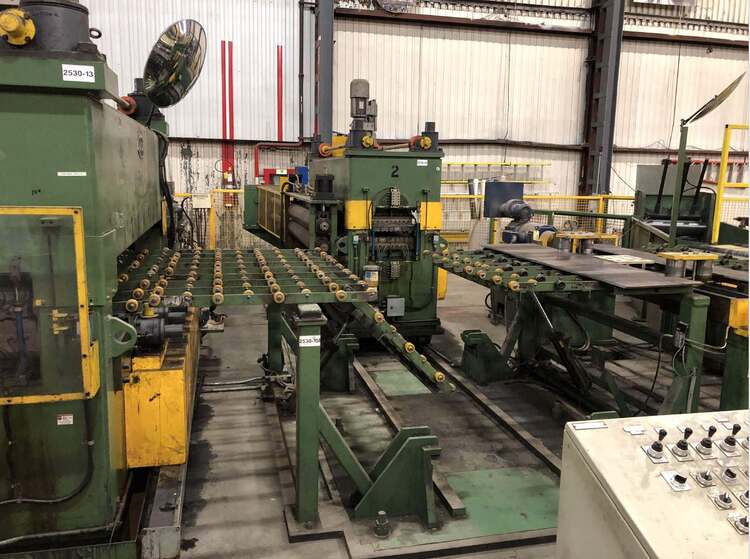 ALCOS 72" x .135" x 60,000Lb Multi Blanking Line Cut to length Lines | Midwest Machinery, LLC